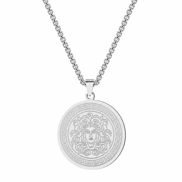 The Medusa Necklace (Silver & Gold)