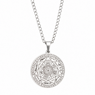 The Guardian Seal Necklace (Silver, Gold & Black)