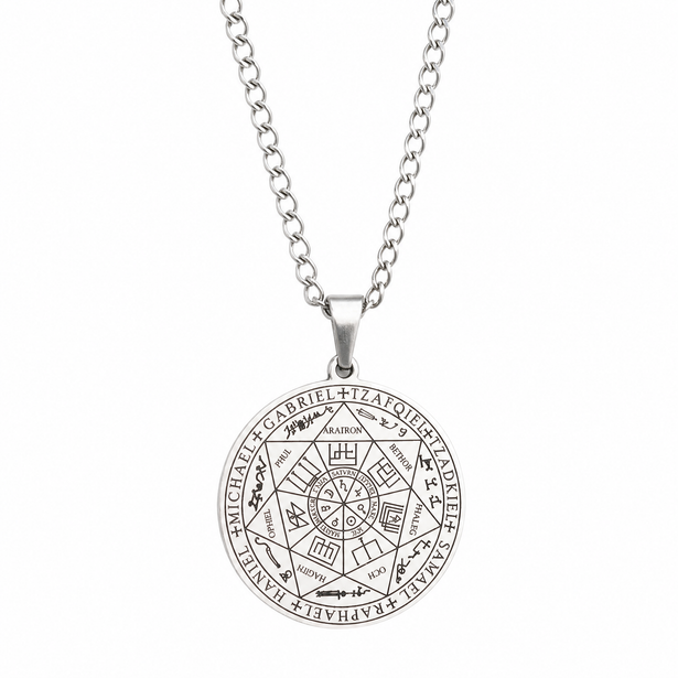 The Guardian Seal Necklace (Silver, Gold & Black)