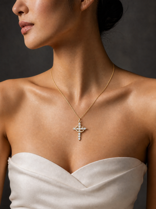 The Angelic Cross (Silver, Gold & Rose Gold)
