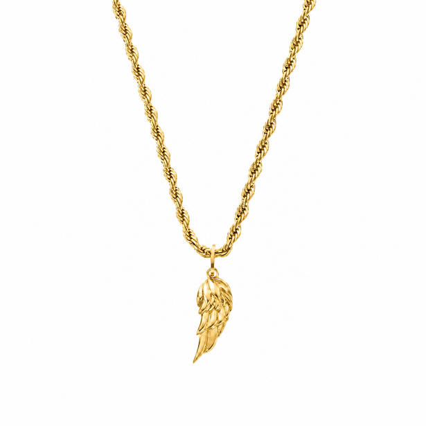 The Guardian Wing Necklace (Silver, Gold & Rose Gold)