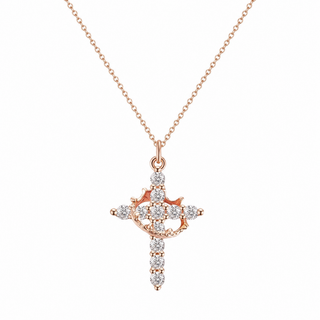 The Angelic Cross (Silver, Gold & Rose Gold)