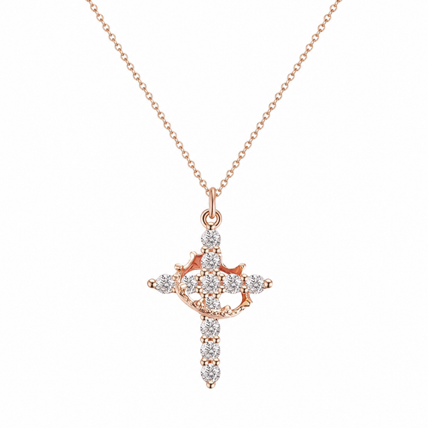 The Angelic Cross (Silver, Gold & Rose Gold)
