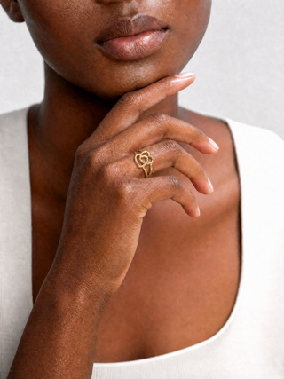 The Heart of Gold Ring