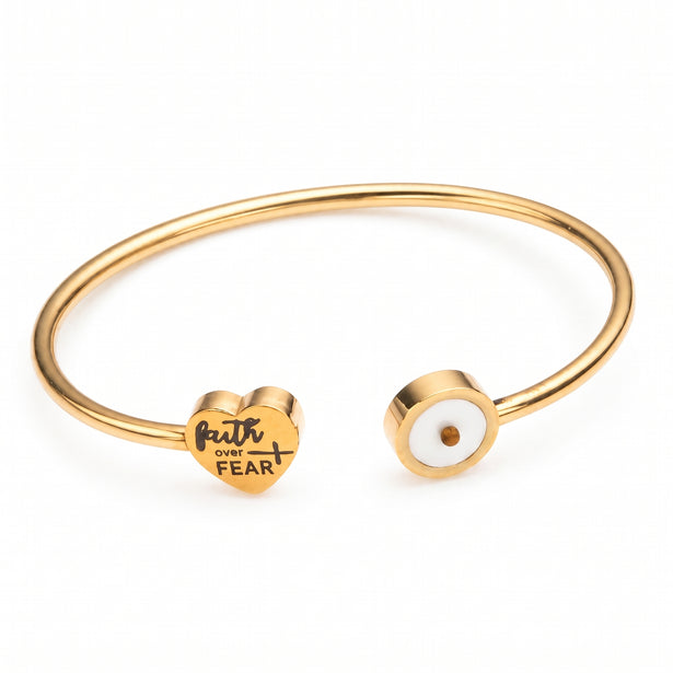 Faith Over Fear Cuff
