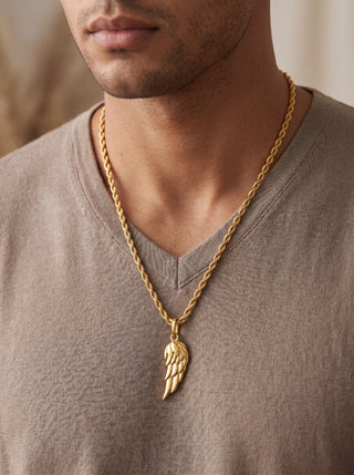 The Guardian Wing Necklace (Silver, Gold & Rose Gold)