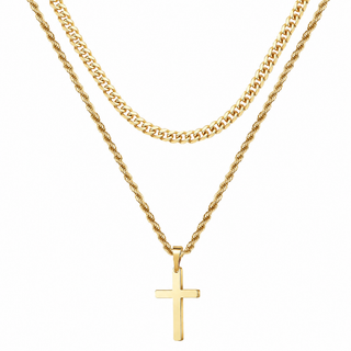 The Saint Necklace (Silver & Gold)