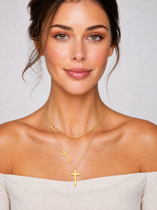 The Trinity Necklace (Gold & Silver)