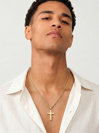 Roped In Faith Necklace (Silver & Gold)