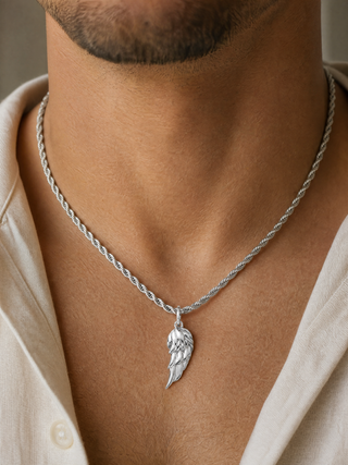 The Guardian Wing Necklace (Silver, Gold & Rose Gold)