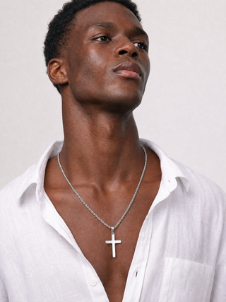 Roped In Faith Necklace (Silver & Gold)