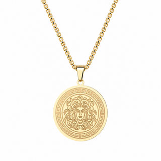 The Medusa Necklace (Silver & Gold)
