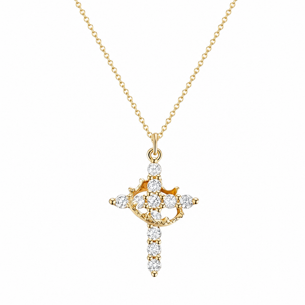 The Angelic Cross (Silver, Gold & Rose Gold)