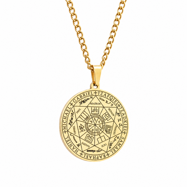 The Guardian Seal Necklace (Silver, Gold & Black)