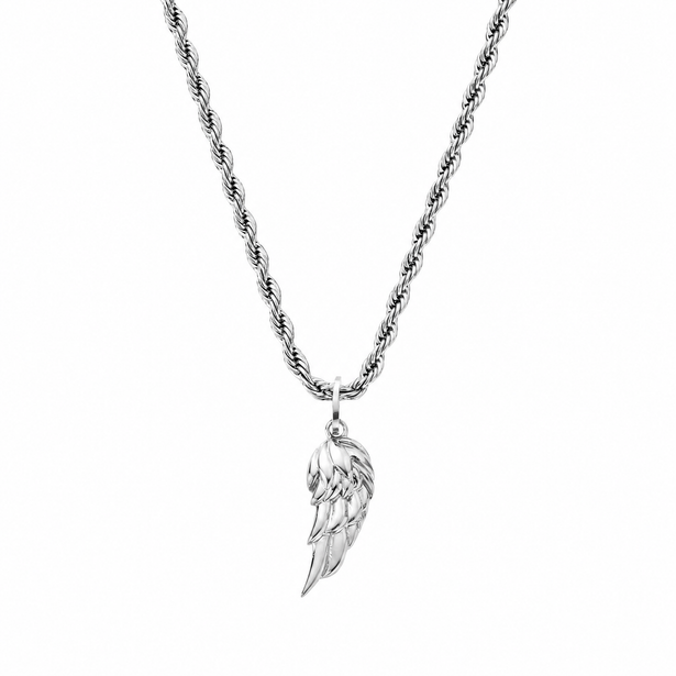 The Guardian Wing Necklace (Silver, Gold & Rose Gold)